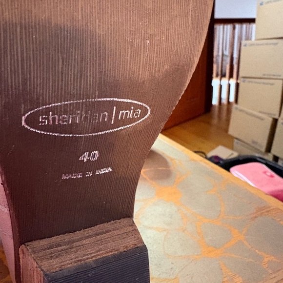 Sheridan Mia Pink Floral Ankle Boots size 9 - Picture 2 of 7